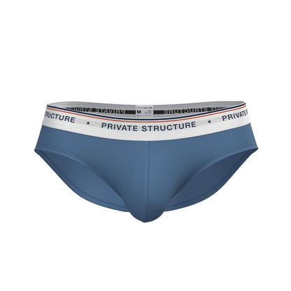 [SPECIAL OFFER] Private Structure กางเกงชั้นในชาย รุ่น CHUMM! Mid Waist Brief - Ocean Wave Blue [4630]