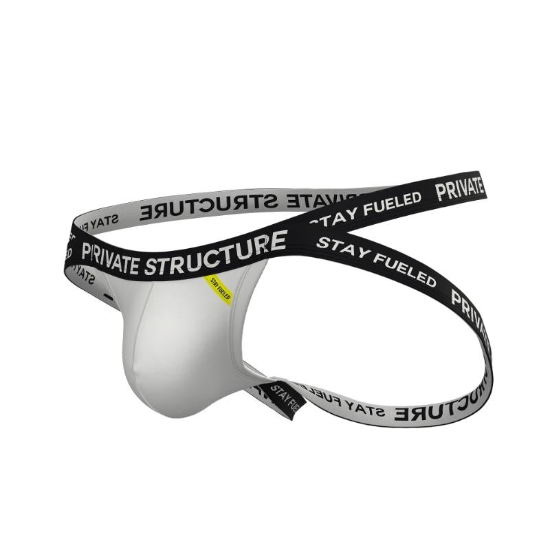 Private Structure กางเกงชั้นในชาย รุ่น  Essence Odyssey Jockstrap - White [4569]