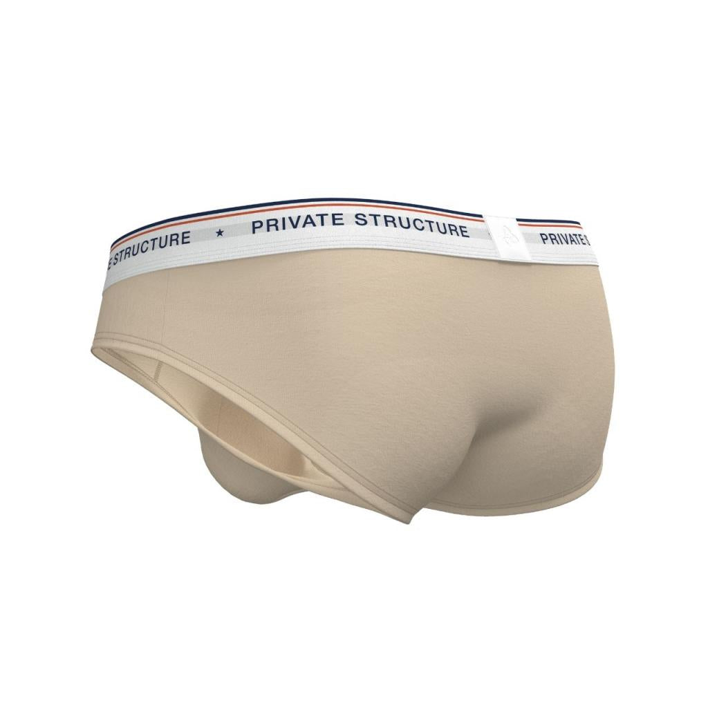 [SPECIAL OFFER] Private Structure กางเกงชั้นในชาย รุ่น  CHUMM! Mid Waist Brief - Dune Beige [4630]