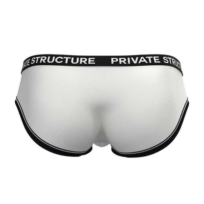 Private Structure กางเกงชั้นในชาย รุ่น Essence Odyssey Low Waist Brief - White [4567]