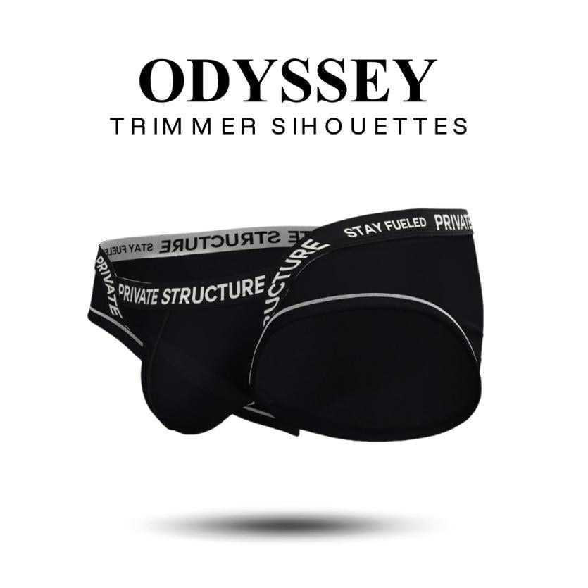 [NEW] Private Structure กางเกงชั้นในชาย รุ่น Essence Odyssey Fundoshi Brief 2.0 – Mod Black [4818]