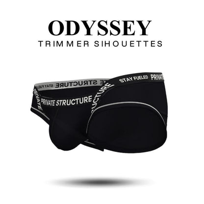 [NEW] Private Structure กางเกงชั้นในชาย รุ่น Essence Odyssey Fundoshi Brief 2.0 – Mod Black [4818]