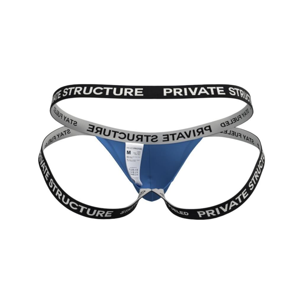 Private Structure กางเกงชั้นในชาย รุ่น Essence Odyssey Jockstrap - Indigo Blue [4569]