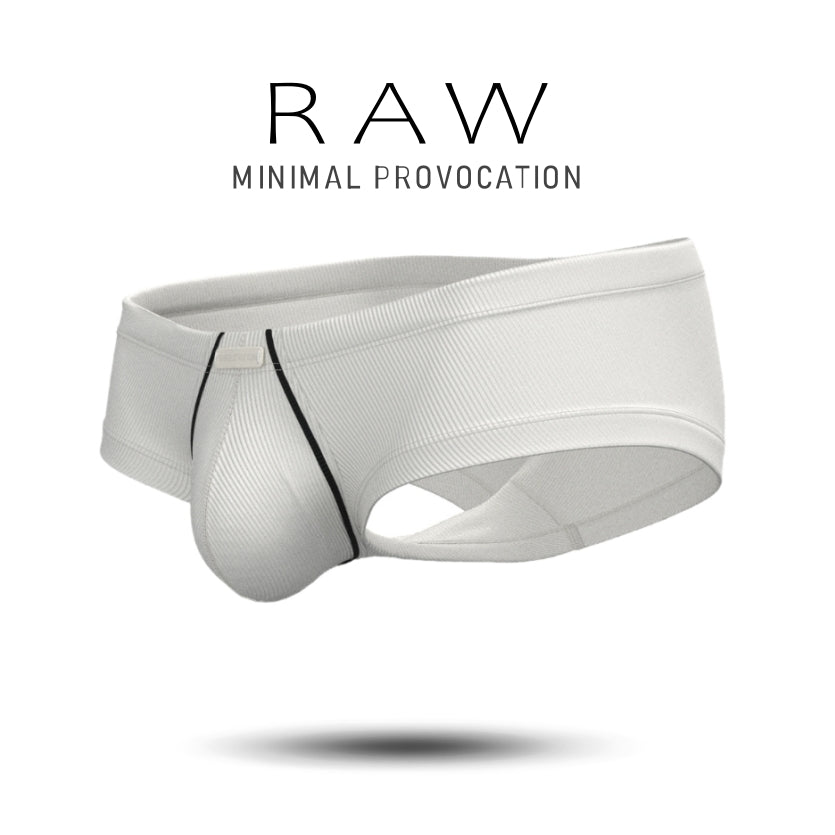 [NEW] Private Structure กางเกงชั้นในชาย รุ่น Raw Hipster – Alabaster White [4815]