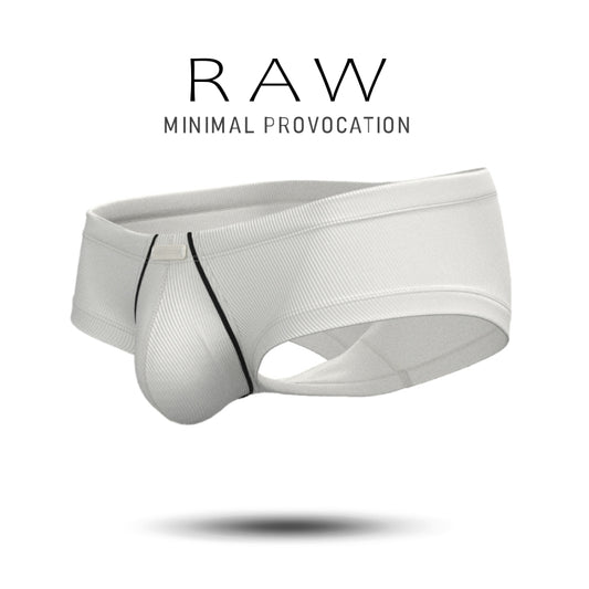 [NEW] Private Structure กางเกงชั้นในชาย รุ่น Raw Hipster – Alabaster White [4815]