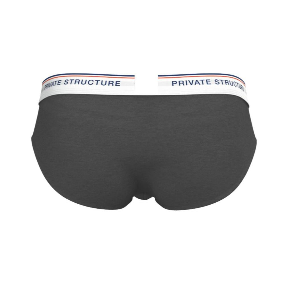 [SPECIAL OFFER] Private Structure กางเกงชั้นในชาย รุ่น  CHUMM! Mid Waist Brief - Elusive Grey [4630]