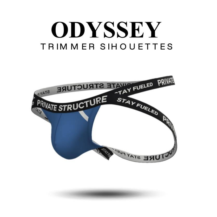 Private Structure กางเกงชั้นในชาย รุ่น Essence Odyssey Jockstrap - Indigo Blue [4569]