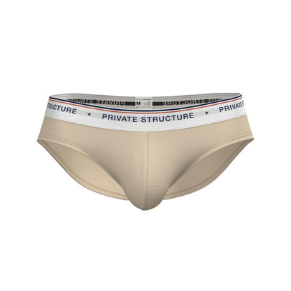 [SPECIAL OFFER] Private Structure กางเกงชั้นในชาย รุ่น  CHUMM! Mid Waist Brief - Dune Beige [4630]