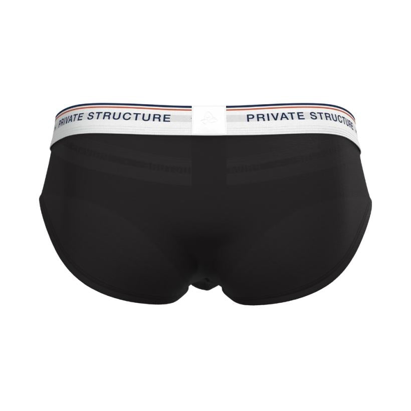 [SPECIAL OFFER] Private Structure กางเกงชั้นในชาย รุ่น CHUMM! Mid Waist Brief - Ethereal Black [4630]