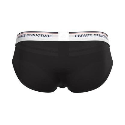 [SPECIAL OFFER] Private Structure กางเกงชั้นในชาย รุ่น CHUMM! Mid Waist Brief - Ethereal Black [4630]