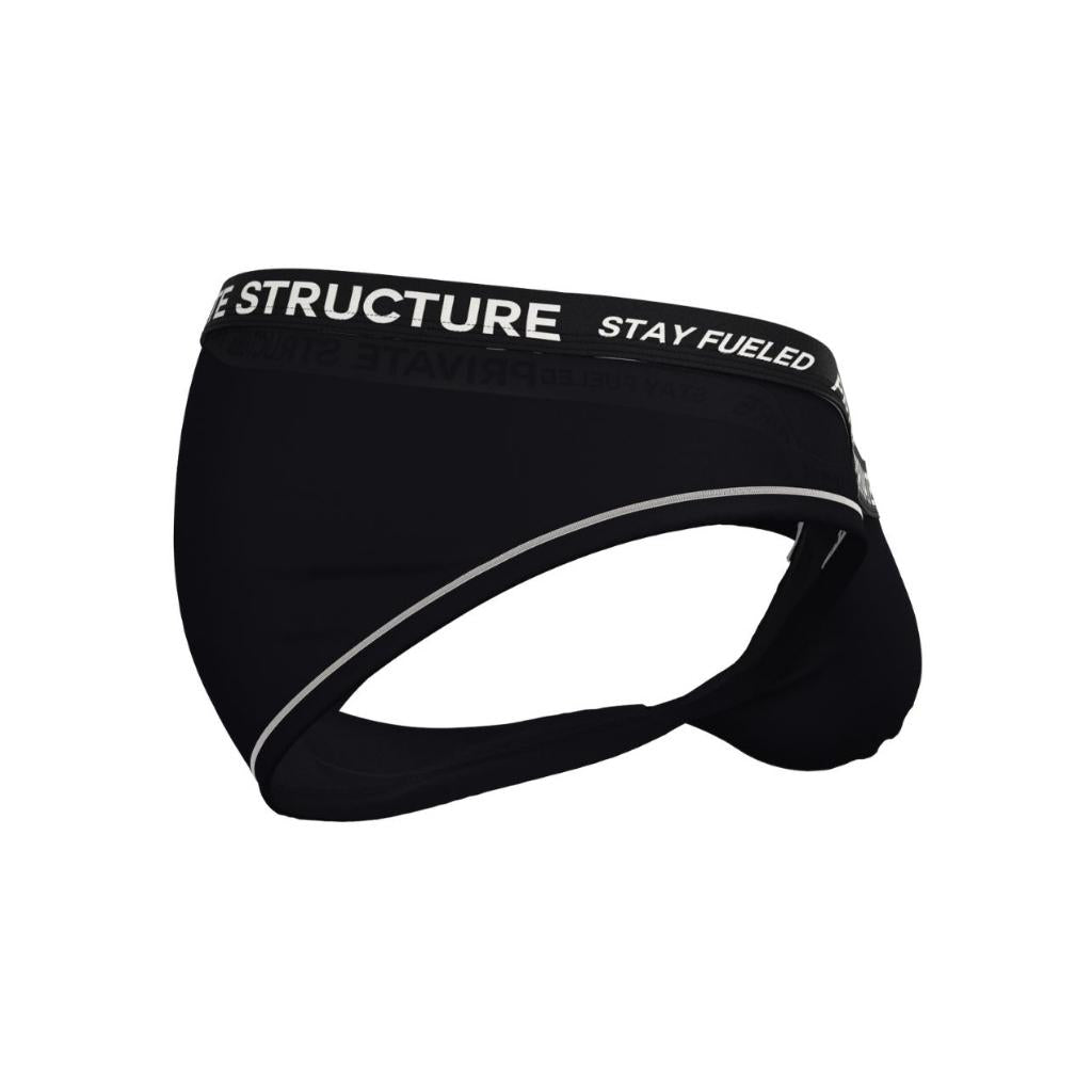 [NEW] Private Structure กางเกงชั้นในชาย รุ่น Essence Odyssey Fundoshi Brief 2.0 – Mod Black [4818]