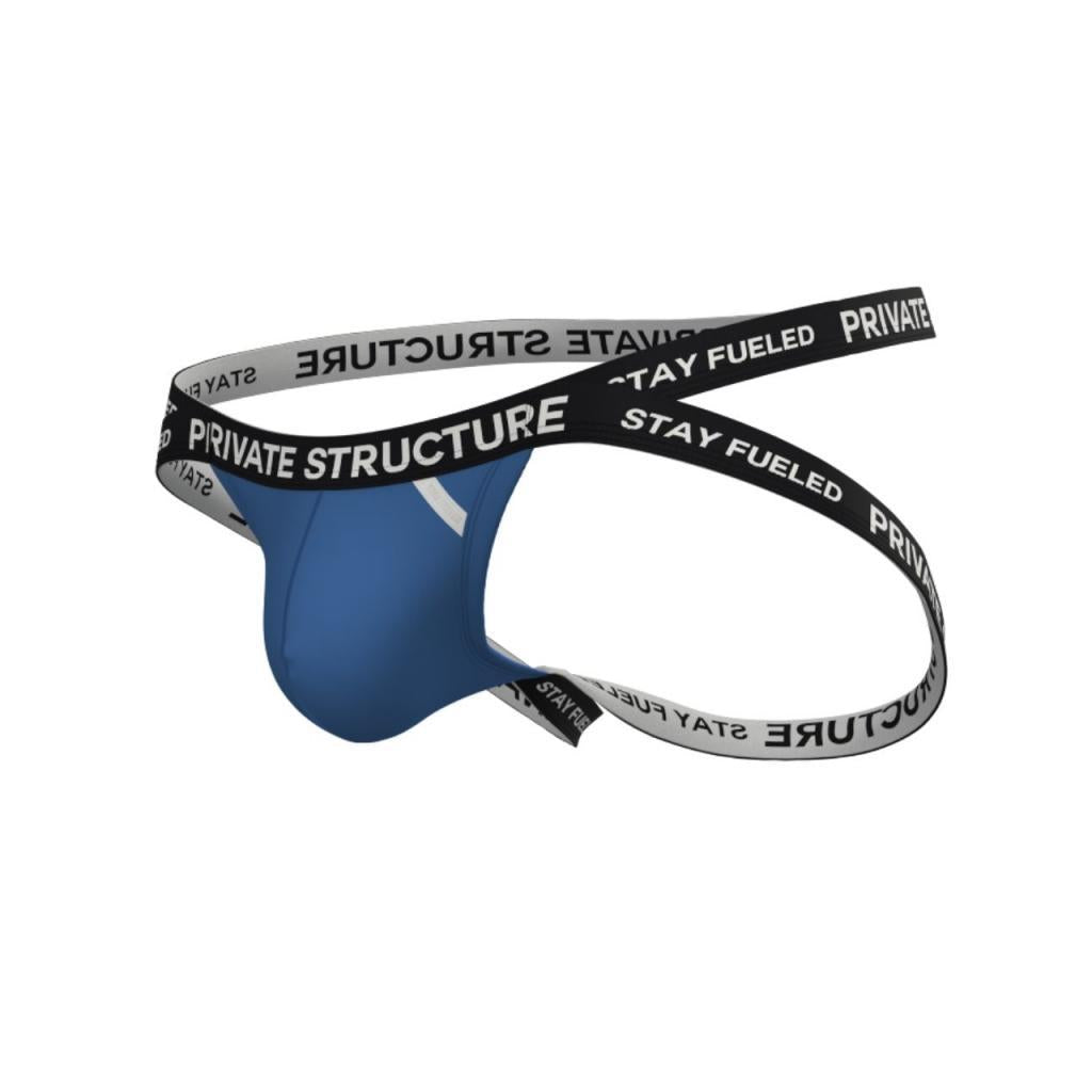 Private Structure กางเกงชั้นในชาย รุ่น Essence Odyssey Jockstrap - Indigo Blue [4569]