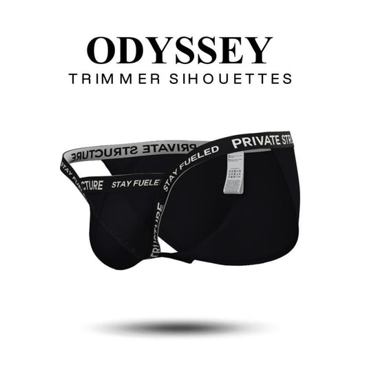 Private Structure กางเกงชั้นในชาย รุ่น Essence Odyssey Fundoshi Brief - Black [4579]