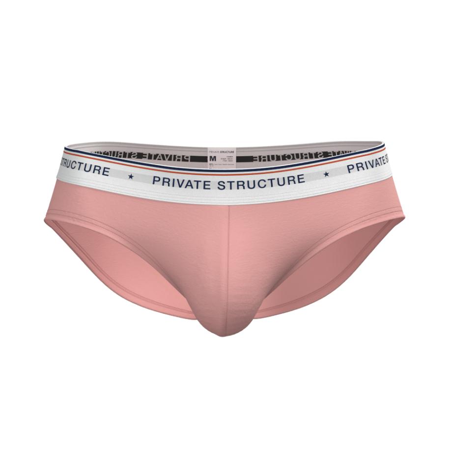 [SPECIAL OFFER] Private Structure กางเกงชั้นในชาย รุ่น  CHUMM! Mid Waist Brief - Muave Pink [4630]