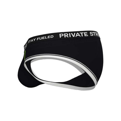 Private Structure กางเกงชั้นในชาย รุ่น Essence Odyssey Low Waist Brief - Black [4567]