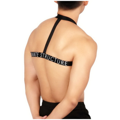 Private Structure สายรัดหน้าอกผู้ชาย รุ่น Body Harness 2.5 - Black [4611]