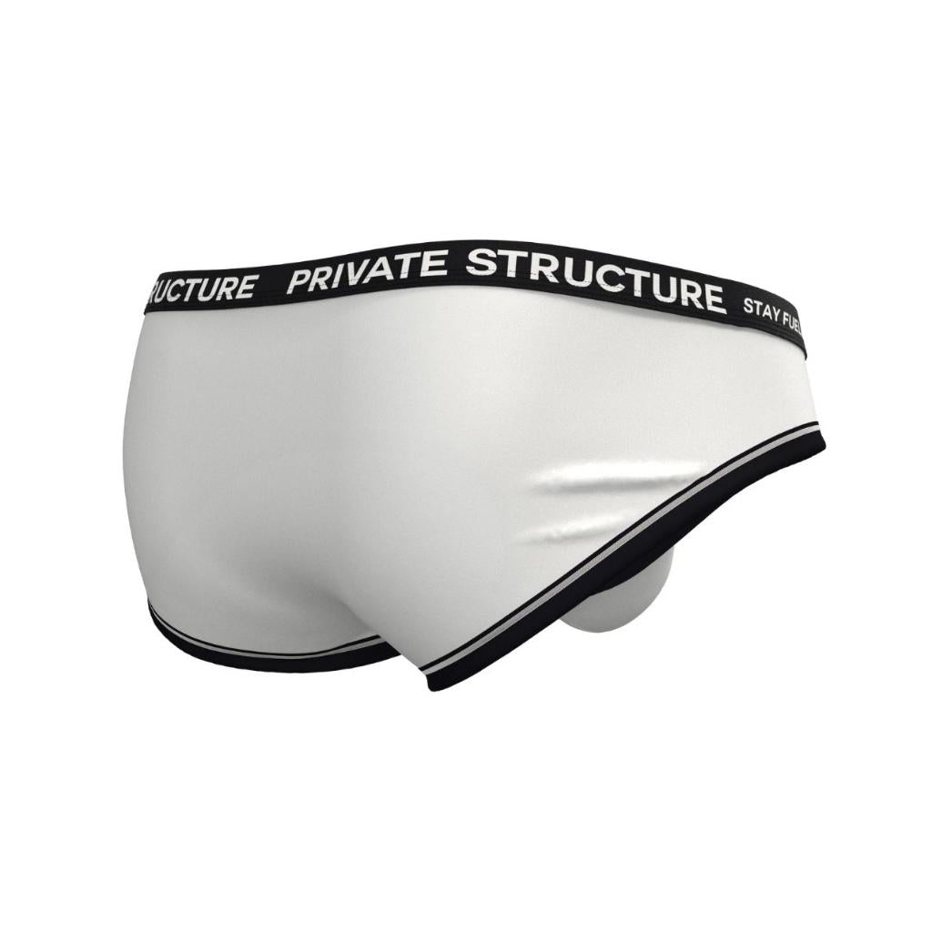 [NEW] Private Structure กางเกงชั้นในชาย รุ่น Essence Odyssey Fundoshi Brief 2.0 – Chalk White [4818]