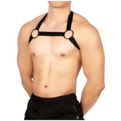 Private Structure สายรัดหน้าอกผู้ชาย รุ่น Body Harness 2.5 - Black [4611]