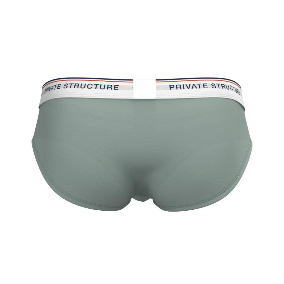 [SPECIAL OFFER] Private Structure กางเกงชั้นในชาย รุ่น  CHUMM! Mid Waist Brief - Artichoke Green [4630]