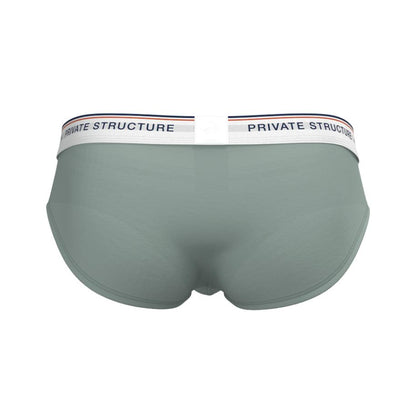 [SPECIAL OFFER] Private Structure กางเกงชั้นในชาย รุ่น  CHUMM! Mid Waist Brief - Artichoke Green [4630]