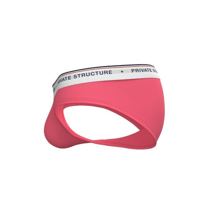 [SPECIAL PRICE] Private Structure กางเกงชั้นในชาย รุ่น  CHUMM! Mid Waist Brief - ฺBright Peach [4630]
