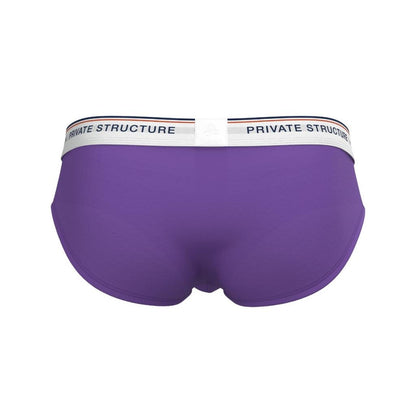[SPECIAL PRICE] Private Structure กางเกงชั้นในชาย รุ่น  CHUMM! Mid Waist Brief - Violet Purple [4630]