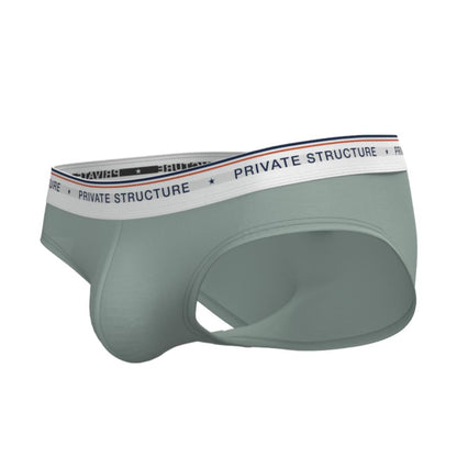 [SPECIAL OFFER] Private Structure กางเกงชั้นในชาย รุ่น  CHUMM! Mid Waist Brief - Artichoke Green [4630]