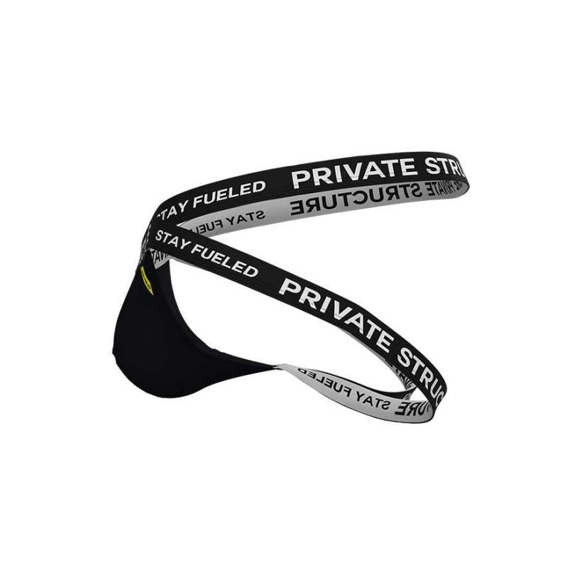 Private Structure กางเกงชั้นในชาย รุ่น Essence Odyssey Jockstrap - Black [4569]