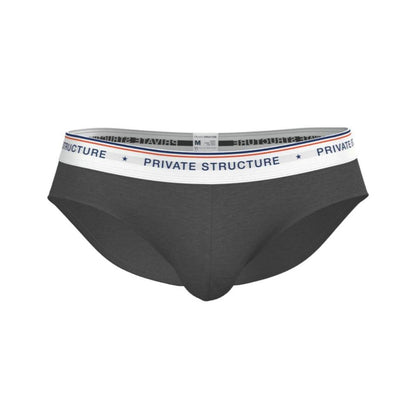[SPECIAL OFFER] Private Structure กางเกงชั้นในชาย รุ่น  CHUMM! Mid Waist Brief - Elusive Grey [4630]