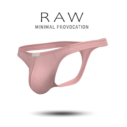 [NEW] Private Structure กางเกงชั้นในชาย รุ่น Raw G-string – Clay Peach [4816]