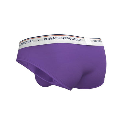 [SPECIAL PRICE] Private Structure กางเกงชั้นในชาย รุ่น  CHUMM! Mid Waist Brief - Violet Purple [4630]