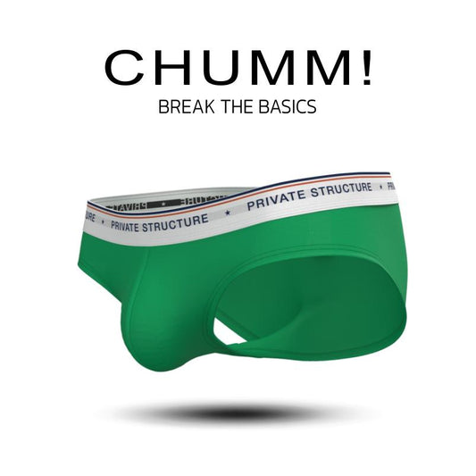 [SPECIAL PRICE] Private Structure กางเกงชั้นในชาย รุ่น  CHUMM! Mid Waist Brief - Jelly Green [4630]
