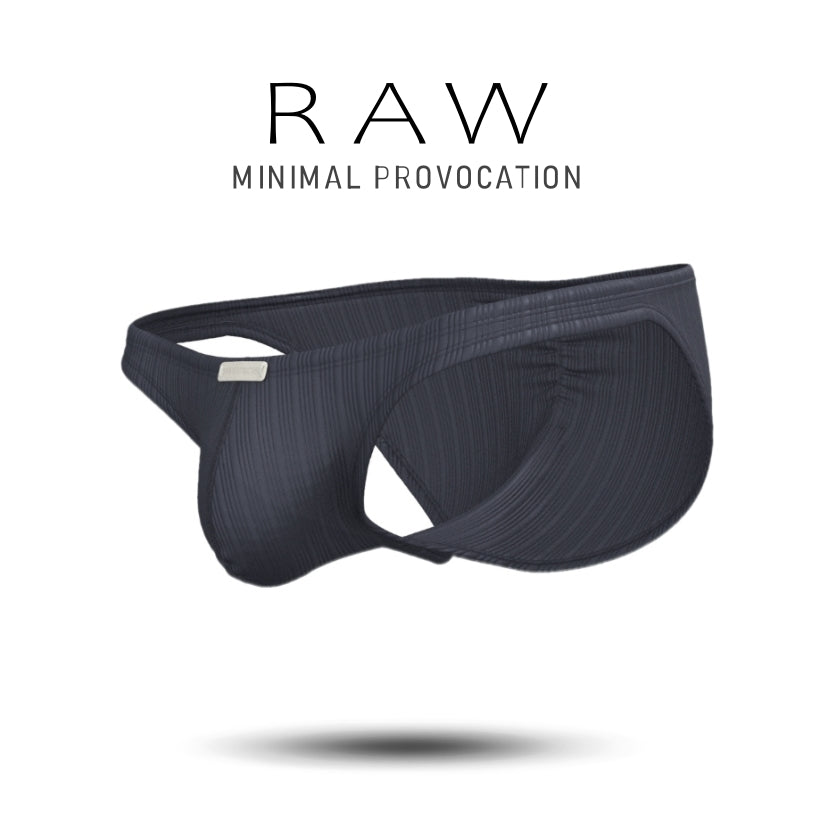 [NEW] Private Structure กางเกงชั้นในชาย รุ่น Raw Low Rise Brief – Cloudburst Grey [4817]