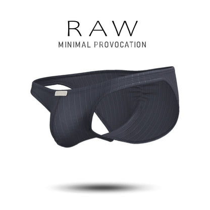 [NEW] Private Structure กางเกงชั้นในชาย รุ่น Raw Low Rise Brief – Cloudburst Grey [4817]