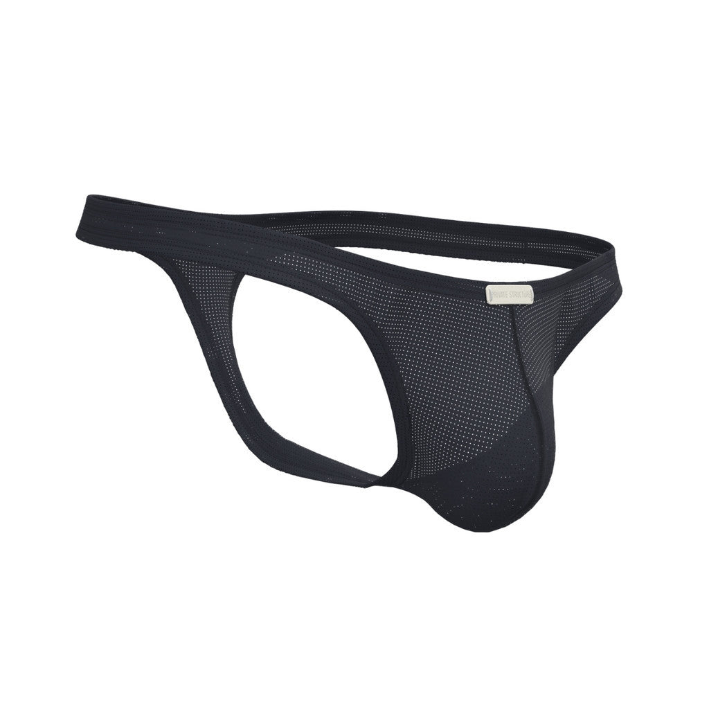 [NEW] Private Structure กางเกงชั้นในชาย รุ่น Raw G-string – Cloudburst Grey [4816]