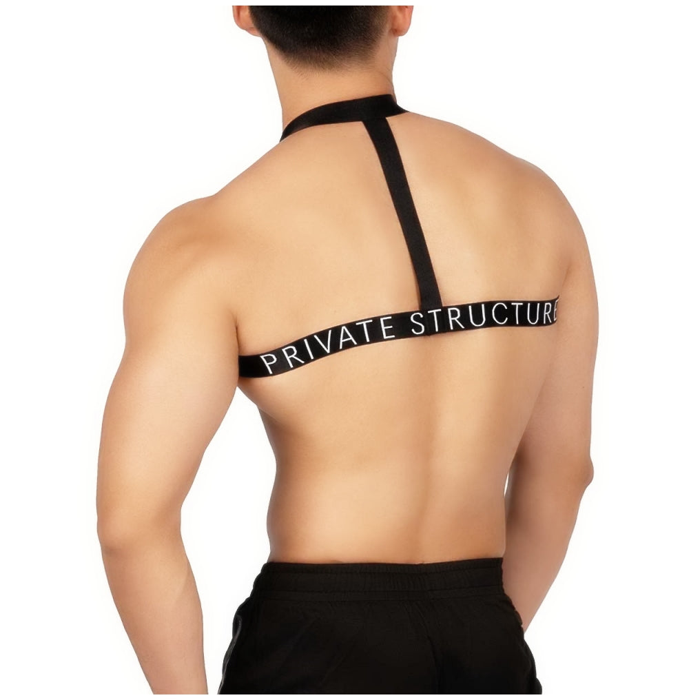 Private Structure สายรัดหน้าอกผู้ชาย รุ่น Body Harness 2.5 - Black [4611]