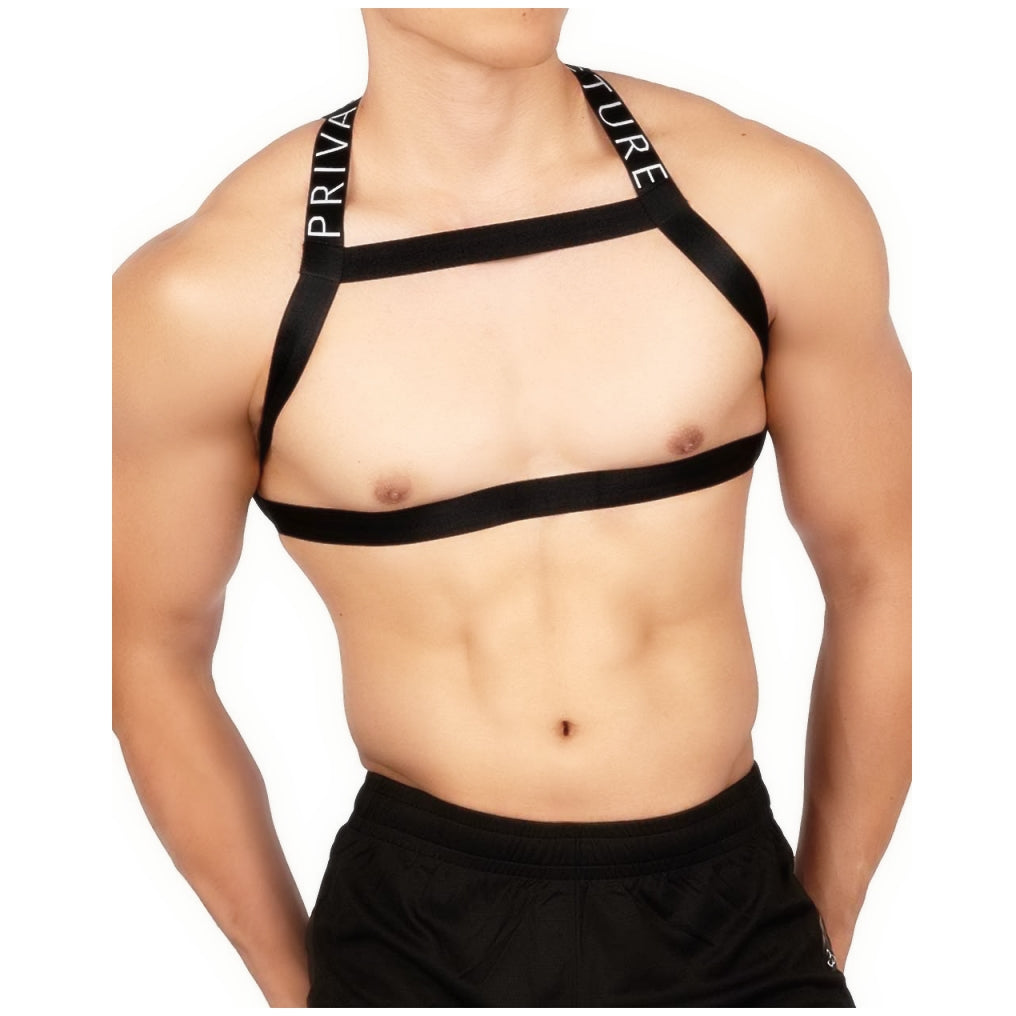Private Structure สายรัดหน้าอกผู้ชาย รุ่น Body Harness 2.5 - Black [4610]