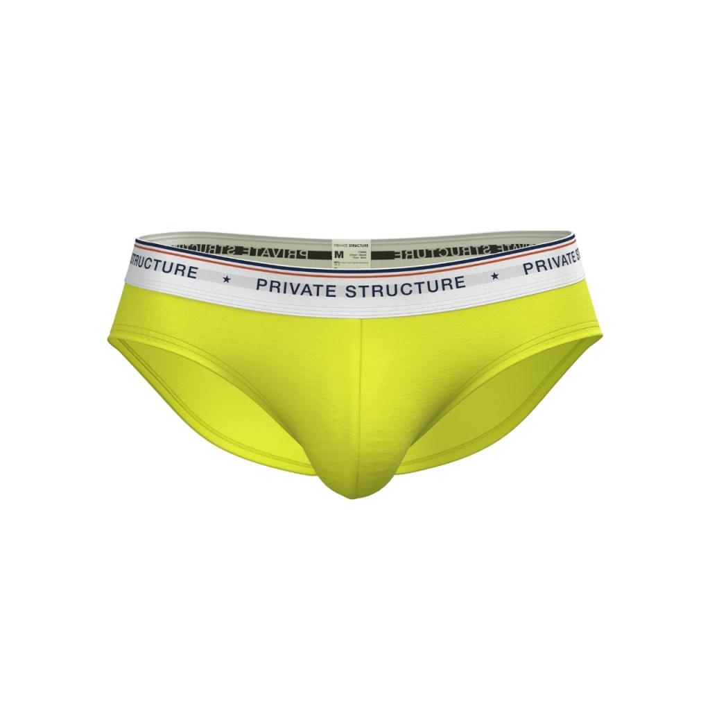 [SPECIAL PRICE] Private Structure กางเกงชั้นในชาย รุ่น  CHUMM! Mid Waist Brief - Fem Green [4630]