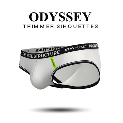 Private Structure กางเกงชั้นในชาย รุ่น Essence Odyssey Low Waist Brief - White [4567]