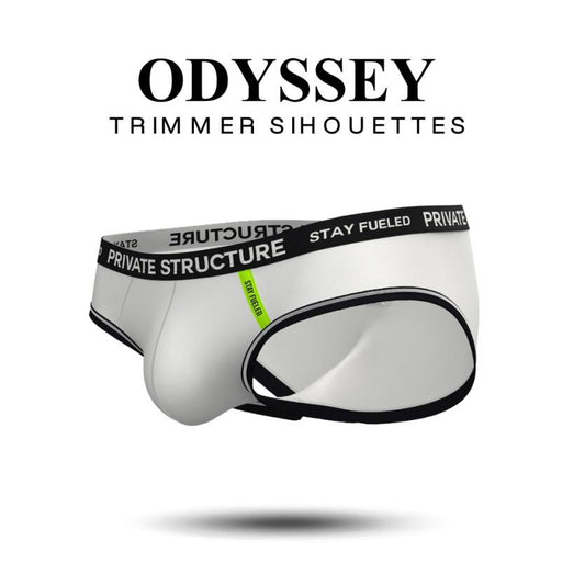 Private Structure กางเกงชั้นในชาย รุ่น Essence Odyssey Low Waist Brief - White [4567]