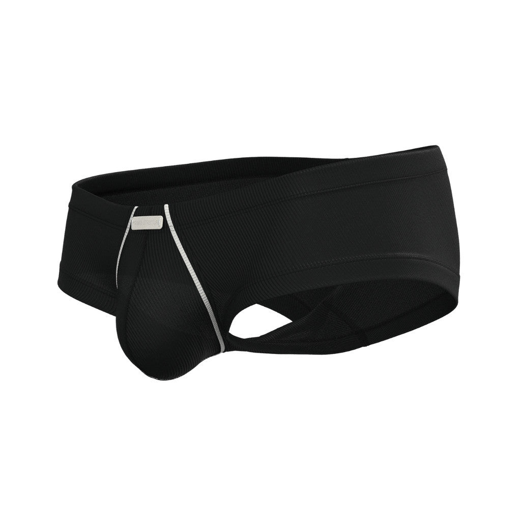 [NEW] Private Structure กางเกงชั้นในชาย รุ่น Raw Hipster – Smoke Black [4815]