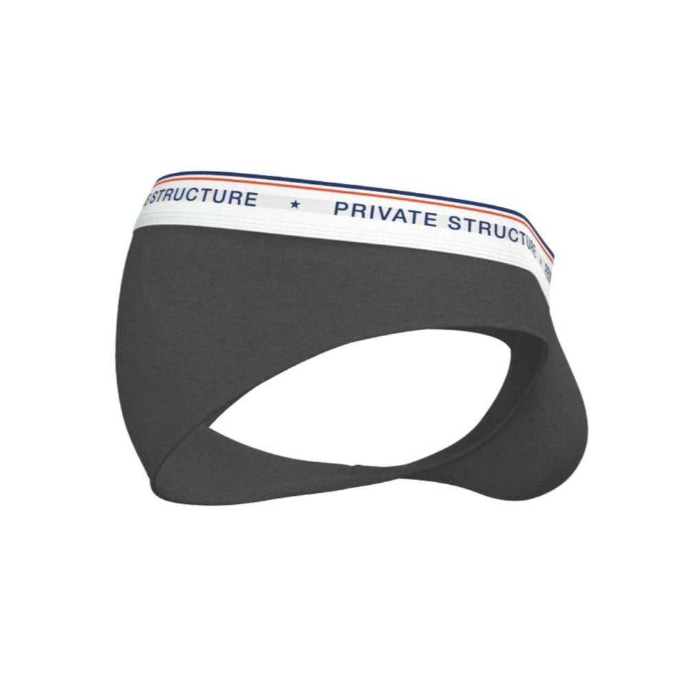 [SPECIAL OFFER] Private Structure กางเกงชั้นในชาย รุ่น  CHUMM! Mid Waist Brief - Elusive Grey [4630]