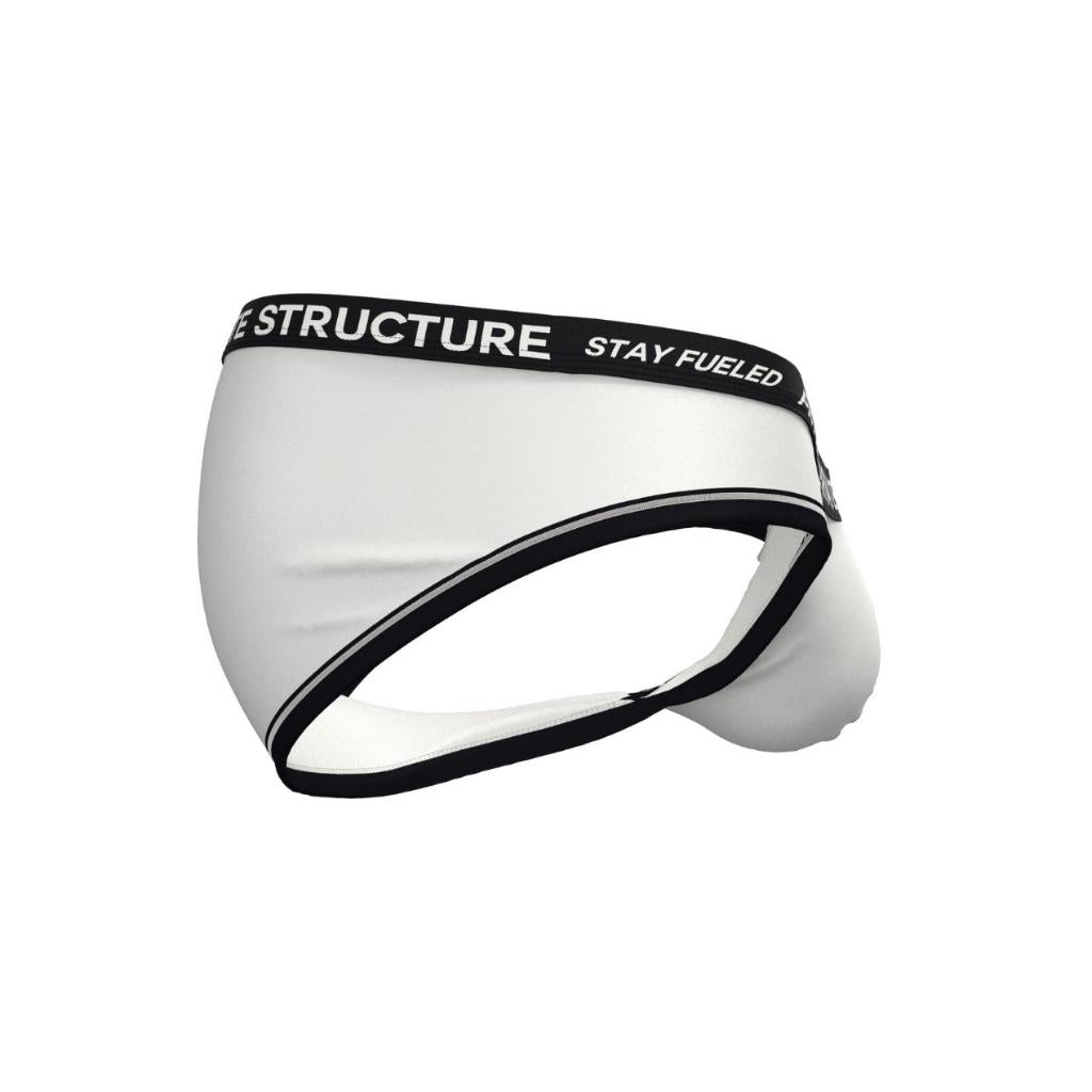 [NEW] Private Structure กางเกงชั้นในชาย รุ่น Essence Odyssey Fundoshi Brief 2.0 – Chalk White [4818]