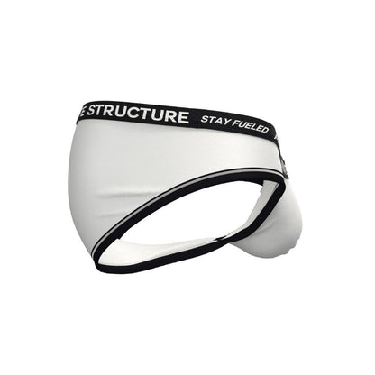 [NEW] Private Structure กางเกงชั้นในชาย รุ่น Essence Odyssey Fundoshi Brief 2.0 – Chalk White [4818]