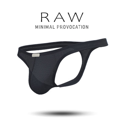 [NEW] Private Structure กางเกงชั้นในชาย รุ่น Raw G-string – Cloudburst Grey [4816]