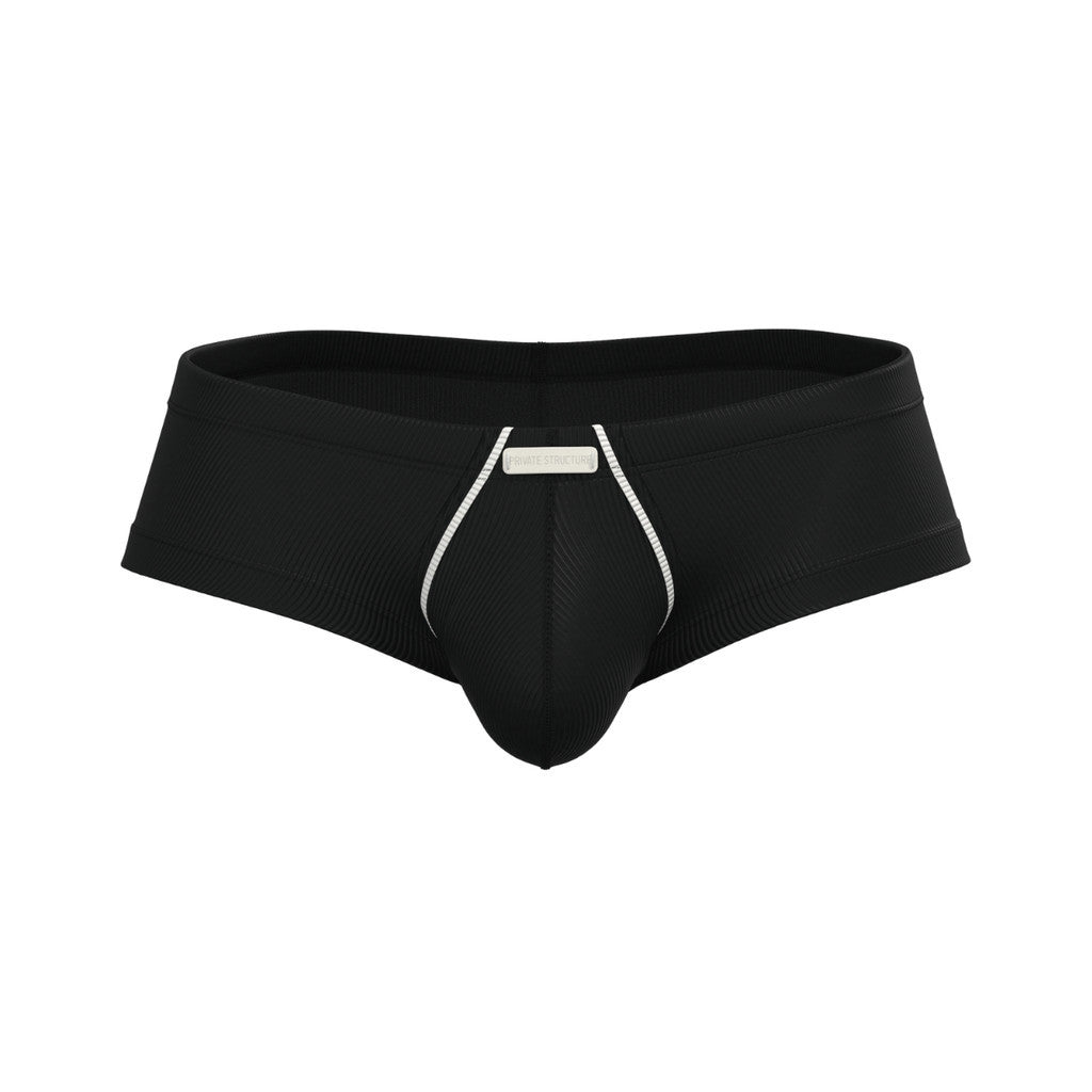 [NEW] Private Structure กางเกงชั้นในชาย รุ่น Raw Hipster – Smoke Black [4815]