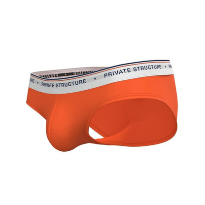 [SPECIAL PRICE] Private Structure กางเกงชั้นในชาย รุ่น  CHUMM! Mid Waist Brief - Framing Orange [4630]