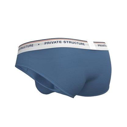 [SPECIAL OFFER] Private Structure กางเกงชั้นในชาย รุ่น CHUMM! Mid Waist Brief - Ocean Wave Blue [4630]