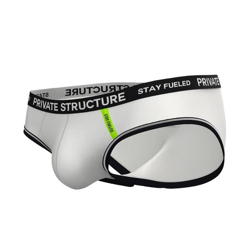 Private Structure กางเกงชั้นในชาย รุ่น Essence Odyssey Low Waist Brief - White [4567]
