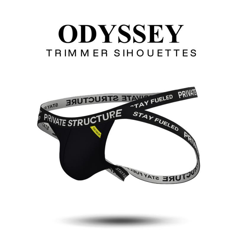 Private Structure กางเกงชั้นในชาย รุ่น Essence Odyssey Jockstrap - Black [4569]